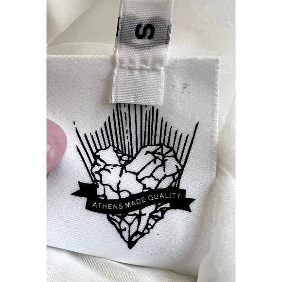 C. Manolo Women Size Small MINI Dress Tunic Wedding Bachelorette Romantic - Picture 9 of 10